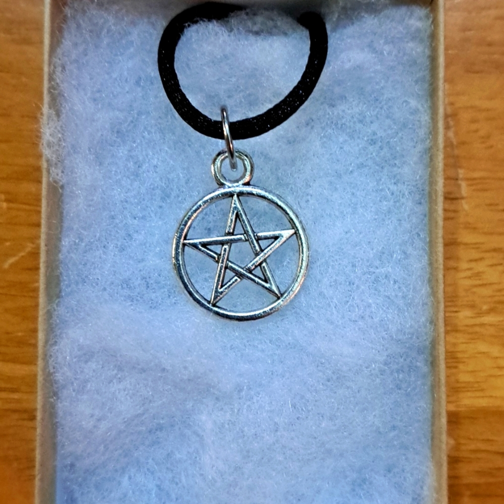 Silver Pentagram Necklace